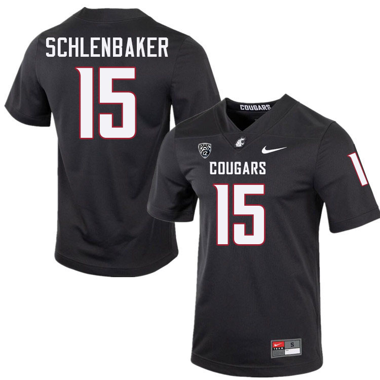 Djouvensky Schlenbaker WSU Cougars Jersey.Washington State Cougars #15 Djouvensky Schlenbaker Jersey